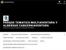 Tablet Screenshot of parquemultiaventura.com